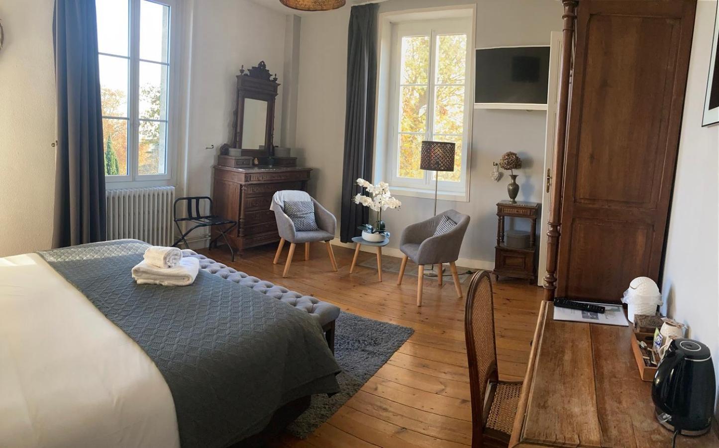 Chateau Marith - Etablissement Climatise Avec Piscine Hotell Clairac  Rum bild